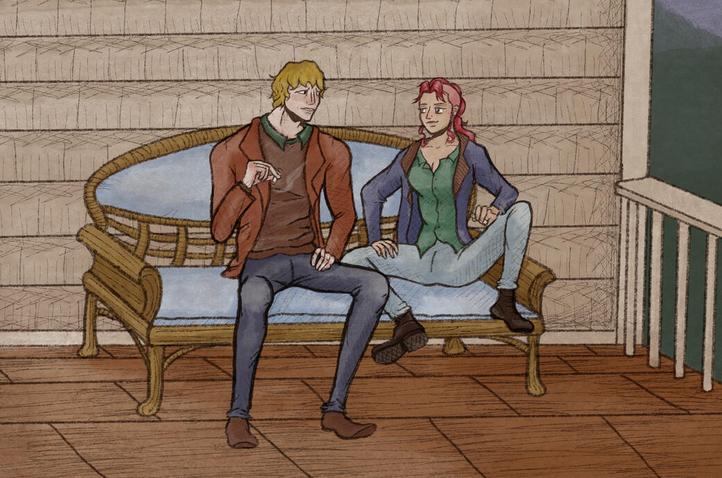 rosinante x bell-mere modern AU (may 2023)